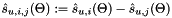 $\hat{s}_{u,i,j}(\Theta) := \hat{s}_{u,i}(\Theta) - \hat{s}_{u,j}(\Theta)$